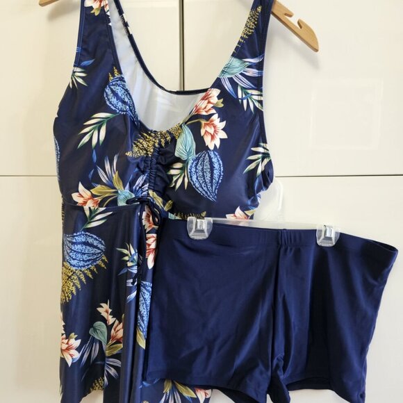 New Bikini Set for Women Tummy Tankini Swimsuit - Picture 2 of 10